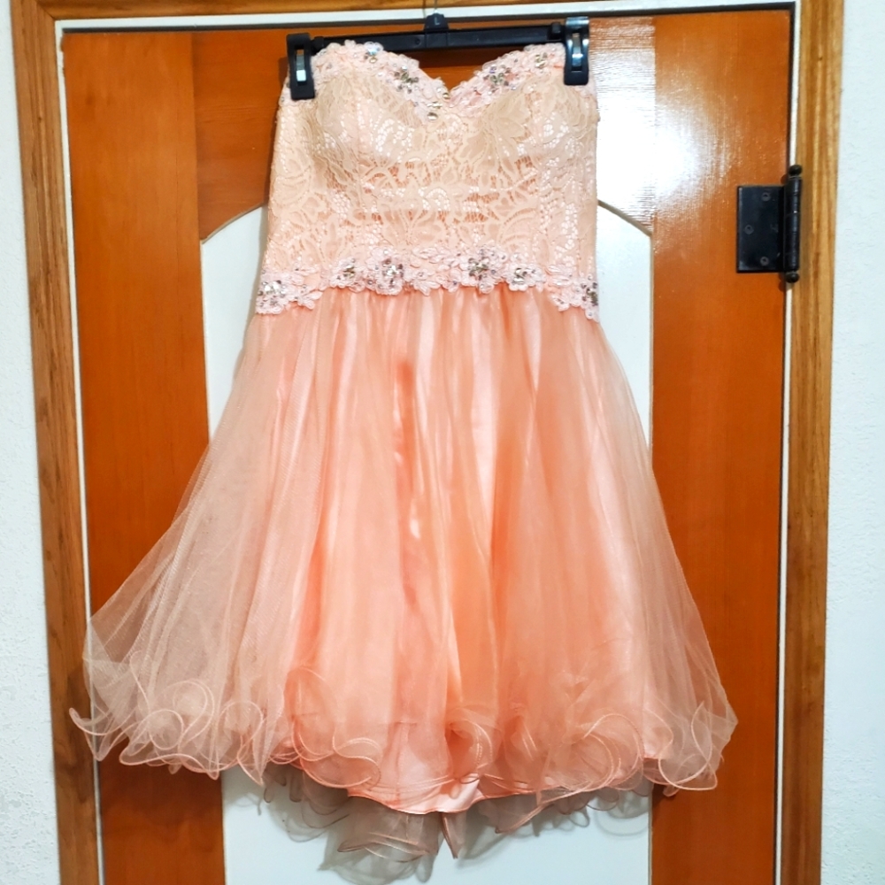 Ballerina pink cocktail dress